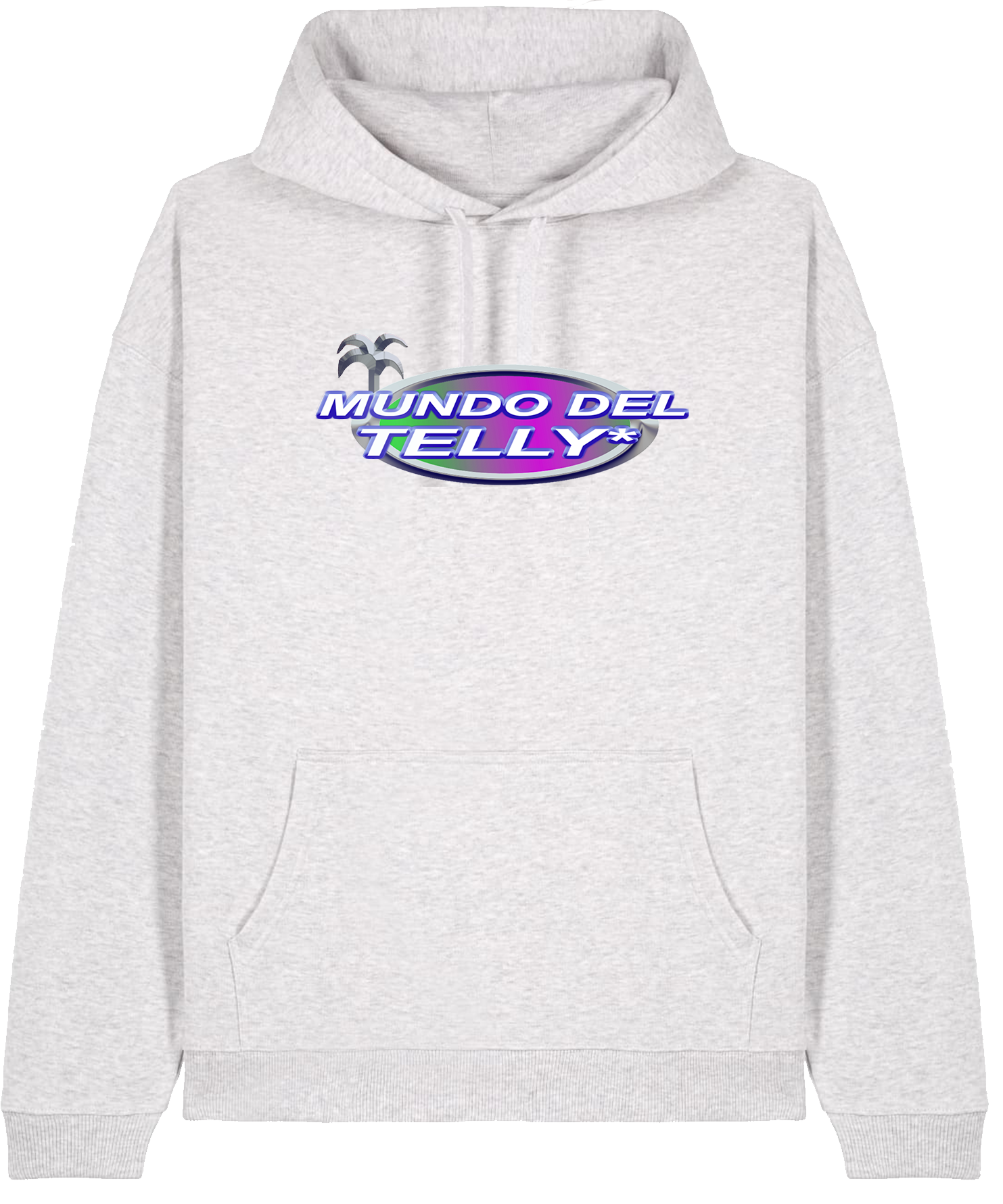 Hoodie MUNDO DEL TELLY* – Gris