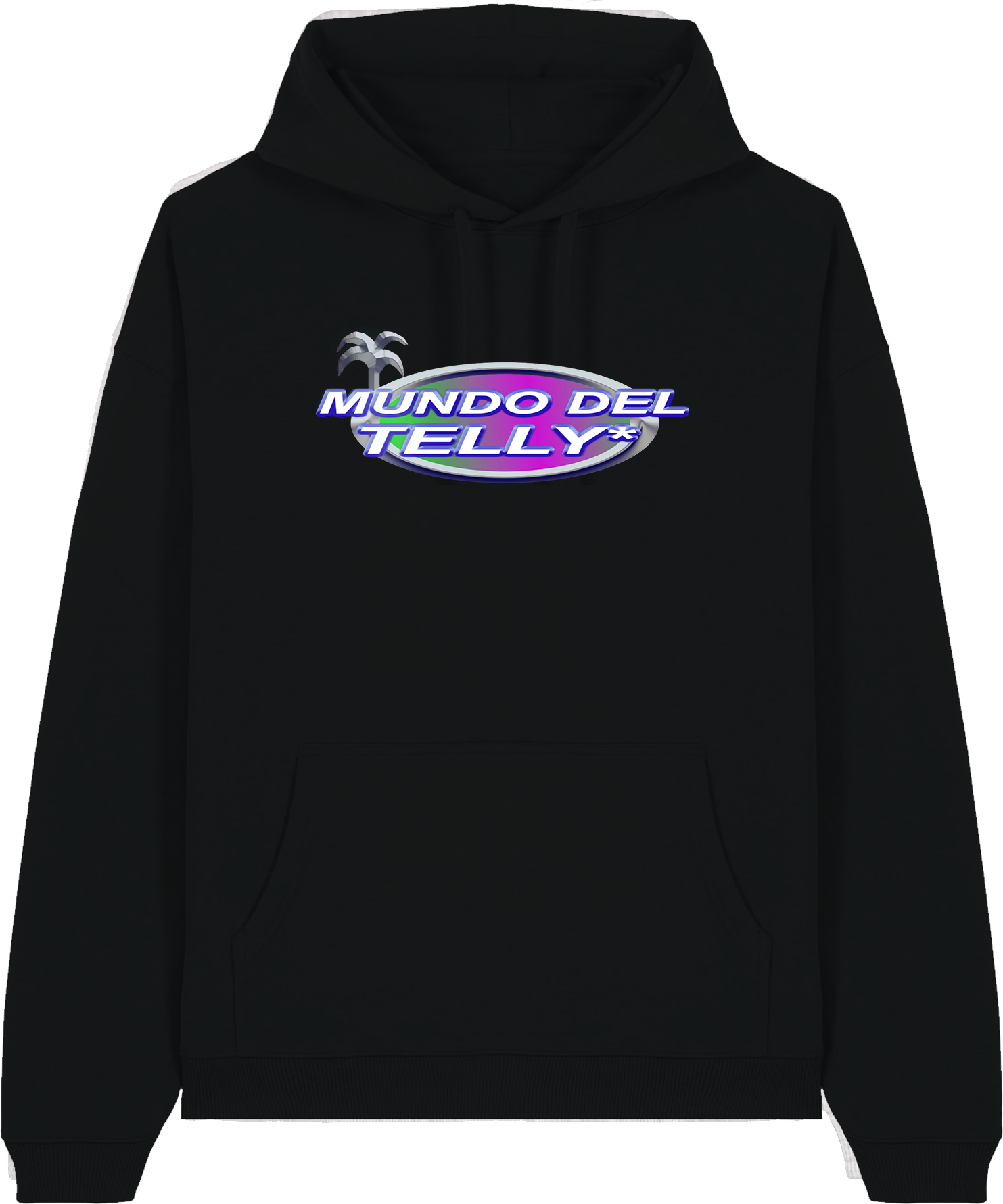 Hoodie MUNDO DEL TELLY* – Noir